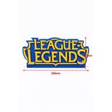 League Of Legends Dev Logo Dekoratif Masaüstü Aksesuar | 3D Baskı Gaming Oda Süsü | Lol Fan Ürünü Vitrin