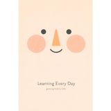 Learning Every Day: Kids Growth Mindset Journal & Drawing Notebook - Minimalist Cute Face Sketchbook for Creativity (200 Pages)