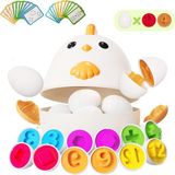 Learning Fun 24LÜ Yumurta Eşleştirme Oyunu Puzzle Game Montessori Stem Oyuncak