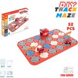 Learning Fun 52 Parça Stem Eğitici Beceri Geliştirici Mantıksal Kendin Yap Yol Inşa Oyunu Puzzle Oyuncak Itfaiye