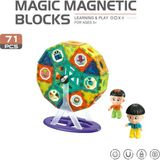Learning Fun Magic Magnetic Blocks 71 Parça Manyetik Oyuncak Bloklar Seti