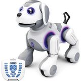 Learning Fun Uzaktan Kumandalı Şarjlı Akıllı Programlanabilir Hareket Sensörlü Robot Köpek - Beyaz