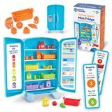 Learning Resources Sıralama Atıştırmalıkları Mini Buzdolabı, 51 Parça, Yaş 3+, Küçük Çocuk Oyuncakları, Eğitici Oyuncaklar, Atıştırmalık Oyuncakları, Plastik Gıda Oyuncakları, Çocuk Mutfak