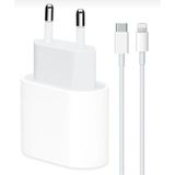 Leastra Iphone 20W Tüm Serilerle Uyumlu Hızlı Şarj Aleti Adaptör + Kablo Plus 6 7 8 x 11 12 13 14 Pro Plus Max Leastra - Beyaz