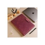 Leather Anatolia Hakiki Deri El Yapımı A4 Defter Kılıfı, Deri Ajanda Çantası,Hakiki Deri Organizer Not Defteri Kılıfı