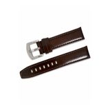 Leather Class Özel Üretim Acı Kahve Deri Saat Kayışı | Minimal Tasarım | 24 mm Ölçülerinde
