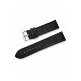 Leather Class Siyah Düz Hakiki Deri Saat Kayışı / Kordonu | 20 mm | El Yapımı