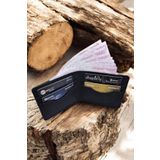 Leather Hakiki / Gerçek Deri Erkek Cüzdan - Siyah - El Yapımı
