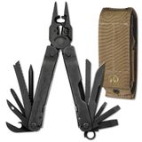 Leatherman L831368 Super Tool 300 EOD paslanmaz çelik siyah (Kampfmittelraeumdienst), dahil Molle-Kılıf Kahverengi, Militaerischem Crimper ve değiştirilebilir tel kesici
