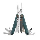 LEATHERMAN Wave Alpha çoklu alet, Cascadia – MagnaCut çelik bıçak, pense, tel kesici, sürücü ve makaslı ağır hizmet tipi 18'i 1 arada cep aleti, kamp, yürüyüş ve şantiye kullanımı için ideal
