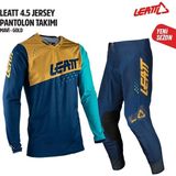 Leatt Lacivert Sarı Jersey Pantolon Takımı - 3XL