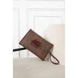 Leauder Women Kadın Clutch Çanta - 508-Bordo