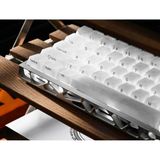 Leaven 128 Tuş Pbt Keycap Seti - Karbon Fiber Şeffaf Cherry Mx Uyumlu Rgb Klavye Tuşları - Şeffaf