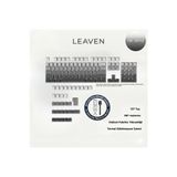 Leaven 136 TUŞ SİYAH- BEYAZ KADEMELİ KEYCAP- MEKANİK KLAVYE TUŞ TAKIMI