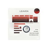 Leaven 136 TUŞ SİYAH-KIRMIZI KADEMELİ KEYCAP - MEKANİK KLAVYE TUŞ TAKIMI