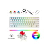 Leaven K-620 Ayrılabilir Type-C Kablolu Red Switch Hot Swap Mekanik Klavye;