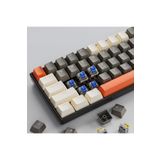 Leaven K780 Kablolu Mekanik Rgb Işıklı Klavye 78 Tuşlu Ingilizce Q Klavye Ev Ofis Mavi Switch