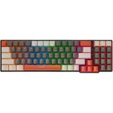 Leaven K780 Kablolu Mekanik Rgb Işıklı Klavye 78 Tuşlu Kompak ve Şık Tasarım Ingilizce Q Klavye Ev ve Ofis Klavyesi - Mavi Switch