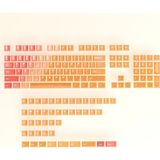 Leaven Klavye Keycaps 163 Tuşlu Günbatımı Şeffaf Tuş Takımı