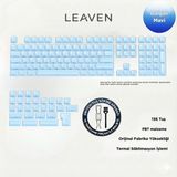 Leaven Mekanik Klavye Keycap -136 Tuşlu Dalgalı Mavi Tuş Takımı
