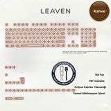 Leaven Mekanik Klavye Keycap -136 Tuşlu Kahve Opal Tuş Takımı - Kahverengi