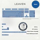Leaven Mekanik Klavye Keycap -136 Tuşlu Mavi Opal Tuş Takımı