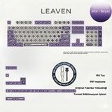 Leaven Mekanik Klavye Keycap -136 Tuşlu Mor - Beyaz Opal Tuş Takımı