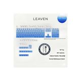 Leaven MEKANİK KLAVYE PBT ÇİFT BASKI KEYCAP SETİ ÇİZGİ DESENLİ 137 TUŞLU MAVİ -BEYAZ TUŞ TAKIMI