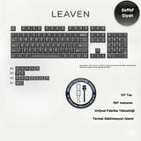 Leaven Mekanik Klavye Tuş Takımı - Keycap Seti- Siyah Şeffaf 118 Tuşlu - Tuş Takımı - Şeffaf Siyah