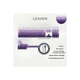 Leaven MOR-BEYAZ KADEMELİ 136'LI MEKANİK KLAVYE KEYCAP