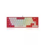 Leaven Siyah Daktilo K550 Kırmızı Switch RGB Gaming Oyuncu Mekanik Klavyesi -Su Geçirmez