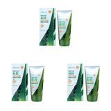 LEBELAGE Nemlendirici Aloe Vera Spf 50 Pa Güneş Kremi Moisture Aloe Sun Cream (3 paketi)