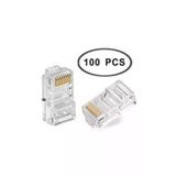 Lebron Rj45 Konnektör Uç 100 Adet - 1 Paket Internet Uç