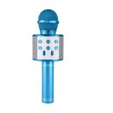 Lebron Ws 858 Karaoke Mikrofon Bluetooth Hoparlör Mavi