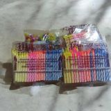 Lecarbee Candles 70'li 6 Paket Pasta Mumu ve 3 Paket Mum Altlığı - 1 Adet