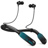 Lecefty Boyun bandı Bluetooth kulaklık, 200H ekstra uzun çalma süresi kablosuz stereo boyun bandı, mikrofonlu kulaklık, su geçirmez, dengeli armatür, spor/egzersiz için kulak içi kulaklık (camgöbeği