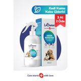 LeChaton Pet Care Kedi Kumu Ve Tuvaleti Koku Giderici Sprey, İdrar ve Çiş Spreyi, Kokusuz Tuvalet için, 250 ml