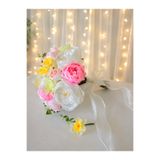 LeCiel Atelier Peony Gelin Buketi Şakayık Nergis Gelin Çiçeği