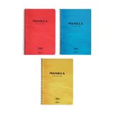 LeColor 3'lü Manilla Okul Defter 17x24 Kareli
