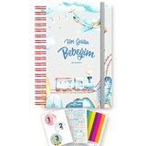 LeColor Bebek Anı Defteri ve Hamile Albümü Erkek + Sticker