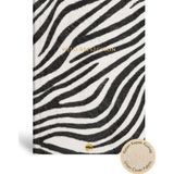 LeColor Keten Ciltli Düz Defter Zebra 17x24