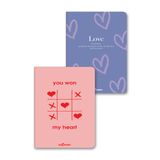 LeColor Sevgili Defter Seti 2 li Kalp