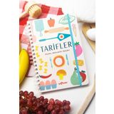 LeColor Yemek Tarif Defteri Görselli Spiralli Bej