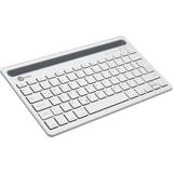 Lecoo BK100 Bluetooth V3.0 Çoklu Cihaz Uyumlu Şarj Edilebilir Kablosuz Beyaz Türkçe Q Klavye