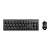 Lecoo CM101 USB Kablolu, QWERTY Türkçe Dizilim Klavye, 1200DPI Optik Kompakt Fare, Win/Mac Uyumlu, Sıvı Dökülmesine Dayanıklı, Sağ ve Sol Elle Kullanıma Uygun, Türkçe Q Klavye & Mouse Set Siyah