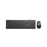 Lecoo CM102 USB Kablolu Türkçe Tuş Dizilimi, Sıvı Dökülmesine Dayanıklı Sağ ve Sol Elle Kullanıma Uygun Tam Boyutlu 2400DPI Optik Fare Türkçe Q Klavye & Mouse Set Siyah