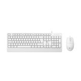 Lecoo CM106 USB Kablolu, QWERTY Türkçe Dizilim Klavye, 1200DPI Optik Fare, Bilek Dinlendirme, Sağ ve Sol Elle Kullanılabilir, Evrensel Uyum, Türkçe Q Klavye & Mouse Set Beyaz