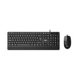 Lecoo CM106 USB Kablolu, QWERTY Türkçe Dizilim Klavye, 1200DPI Optik Fare, Bilek Dinlendirme, Sağ ve Sol Elle Kullanılabilir, Evrensel Uyum, Türkçe Q Klavye & Mouse Set Siyah
