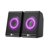 Lecoo DS100 Kablolu 1+1 6w RGB Masaüstü Gaming Bilgisayar Hoparlör PC Speaker