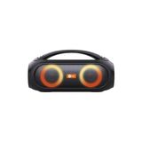 Lecoo DS152 35 cm Büyük Boy Boombox Bluetooth Hoparlör 36W, Çift 3” Subwoofer, Rgb Aydınlatma